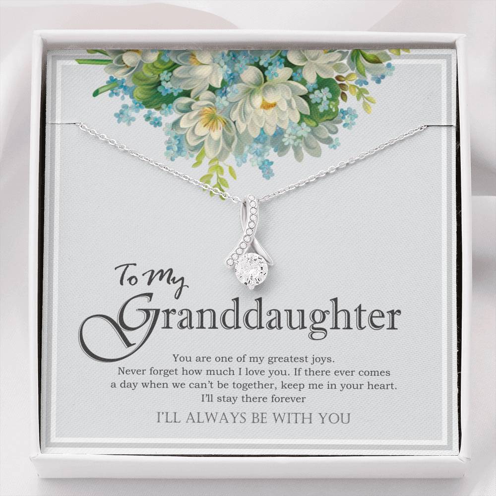 To my Granddaughter - white gold necklace - Luxesmith - Handcrafted Jewellery