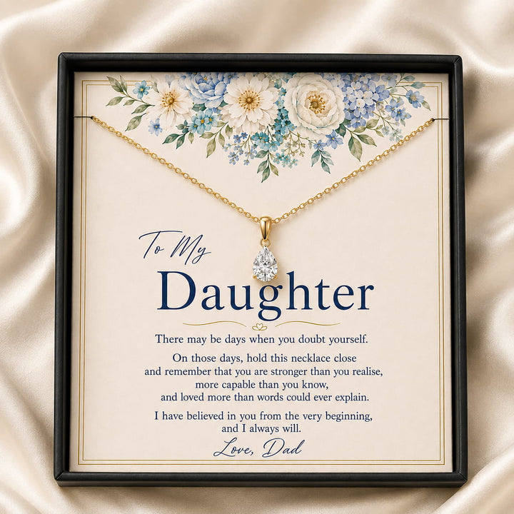 To My Daughter Promise Necklace - From Dad