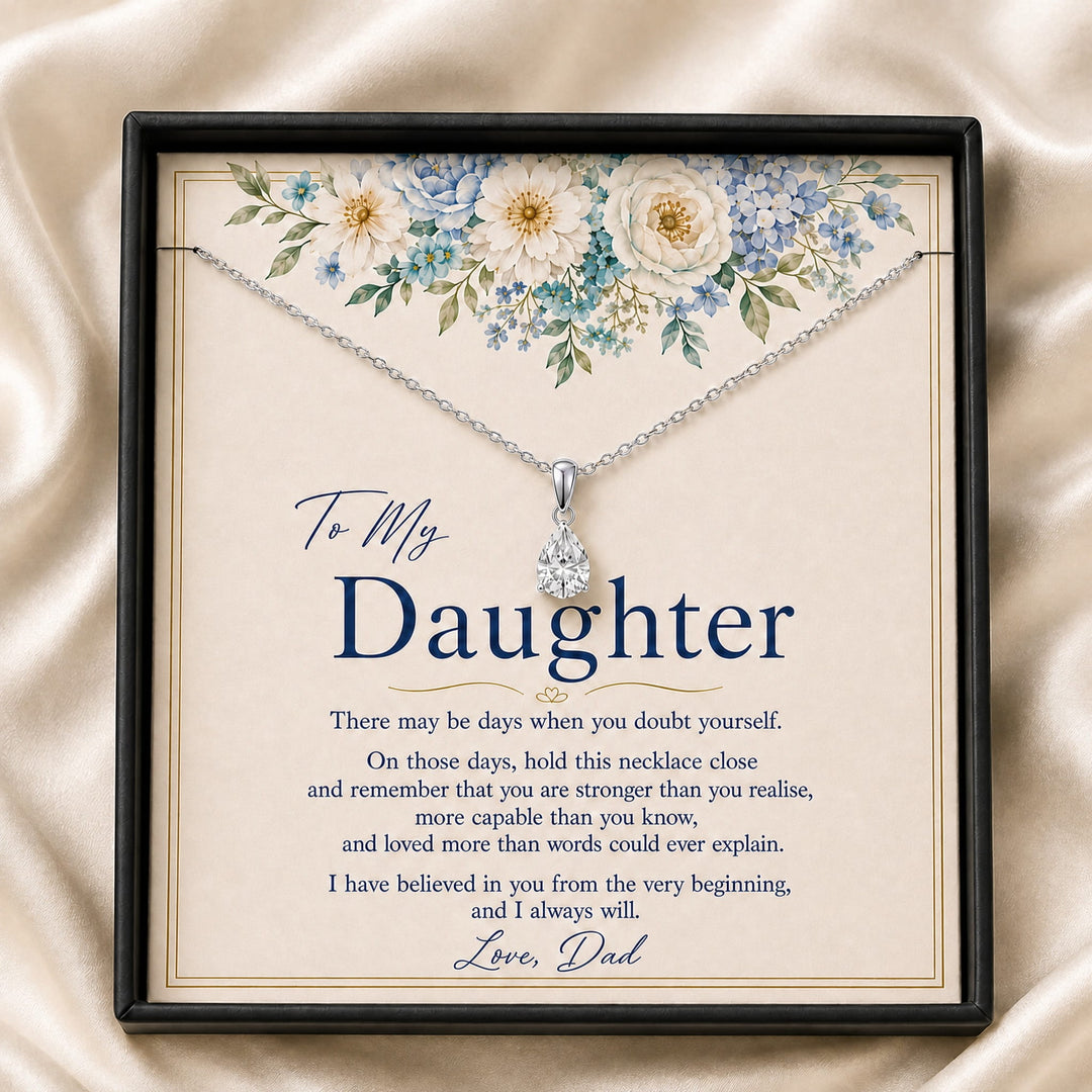 To My Daughter Promise Necklace - From Dad