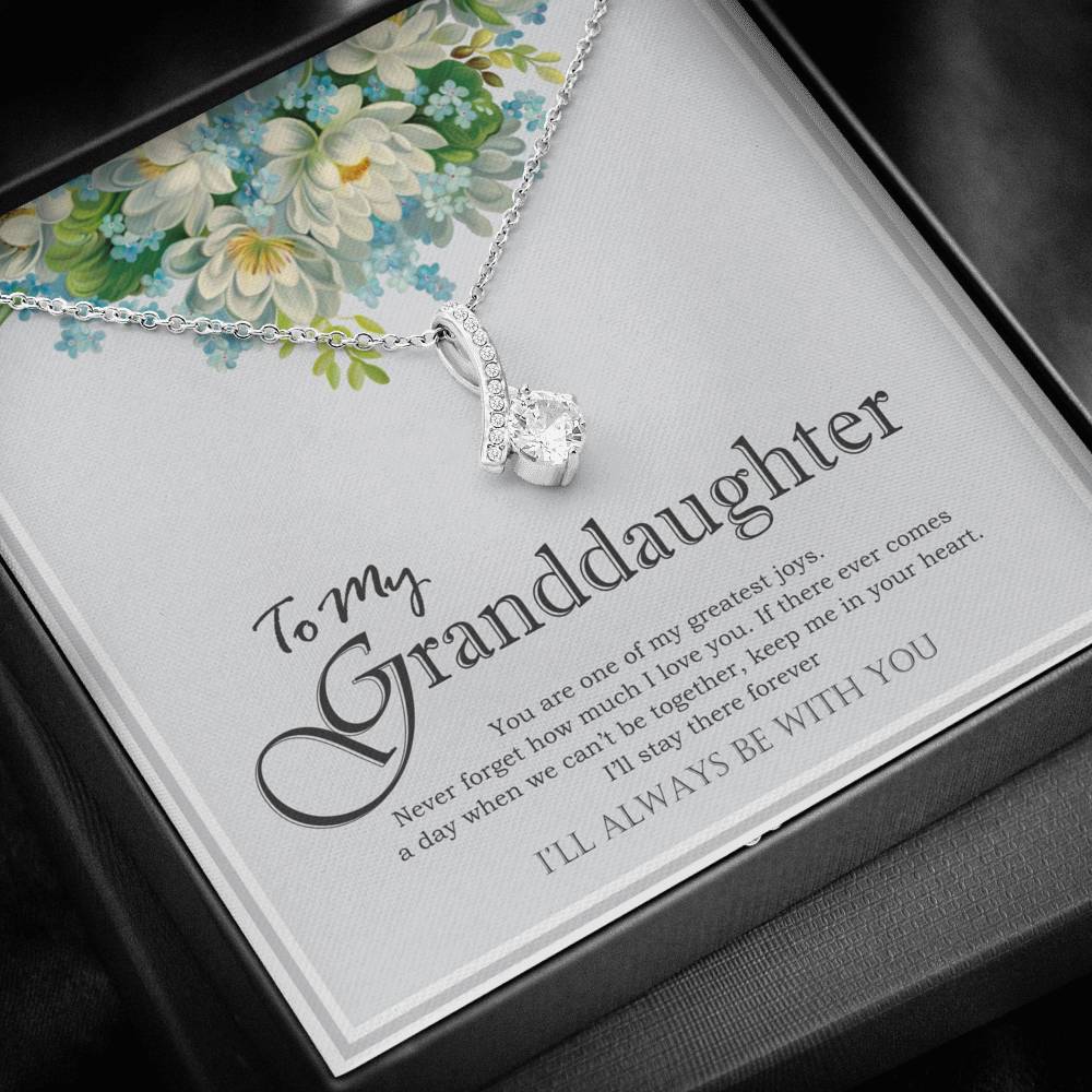 To my Granddaughter - white gold necklace - Luxesmith - Handcrafted Jewellery