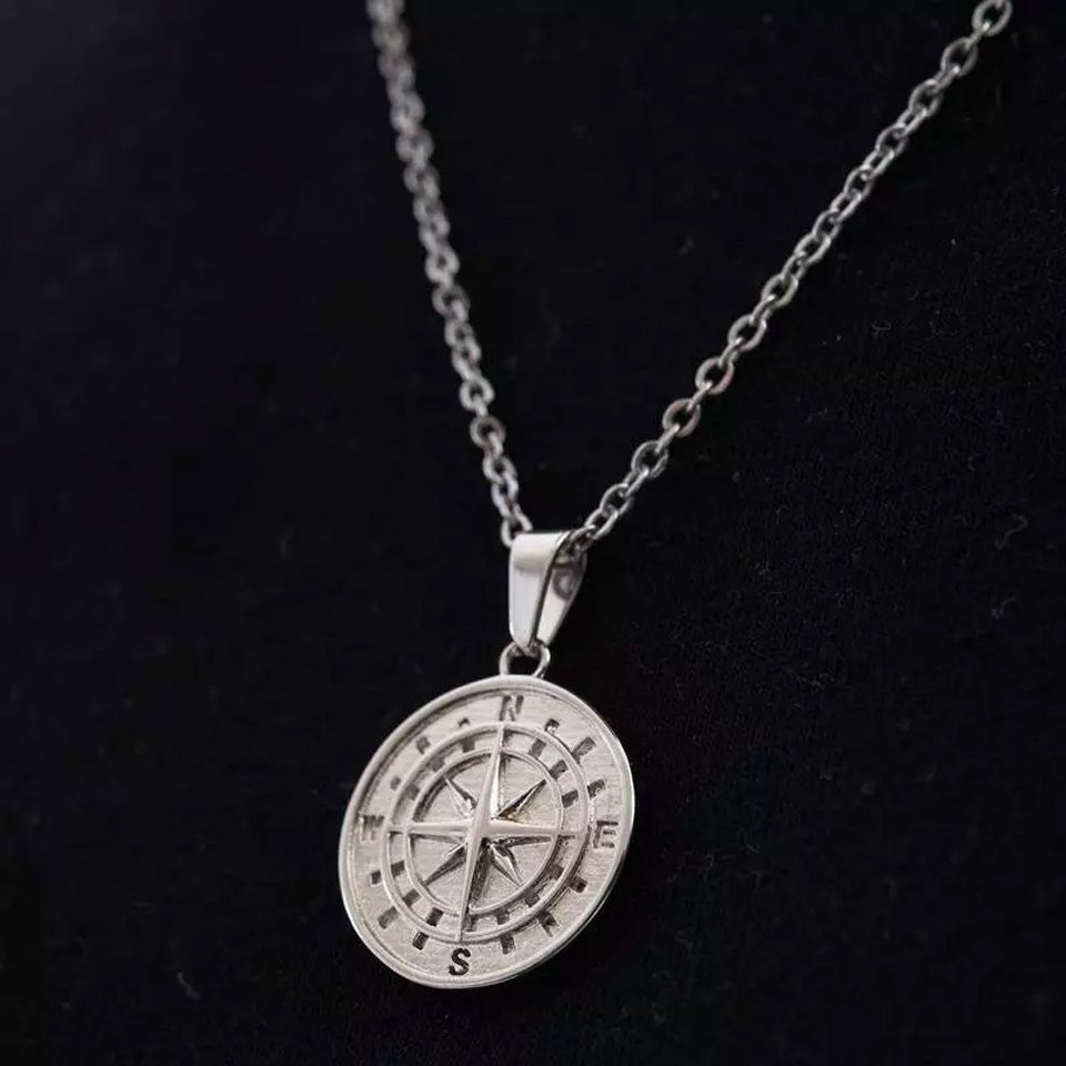 "To My Husband" - Compass Pendant Gift Set - Luxesmith - Handcrafted Jewellery